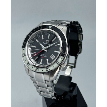 Custom Seiko Mod • Premium GS Black/White SBGJ • 44mm